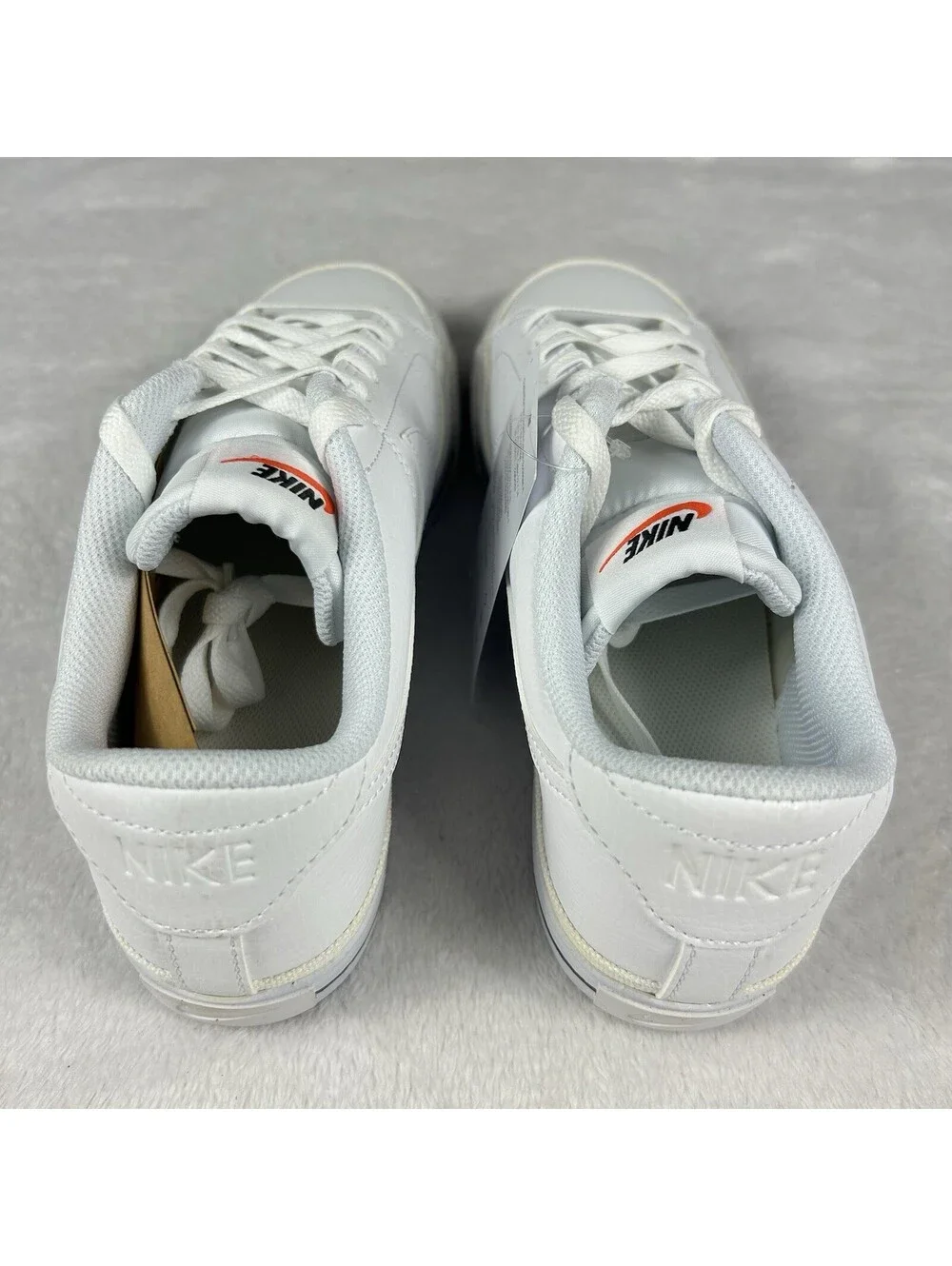 Nike Court Legacy NN White Black Men Unisex Casual Lifestyle Size 8 Shoes